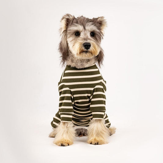 Striped loungewear for dogs - WizzPaw