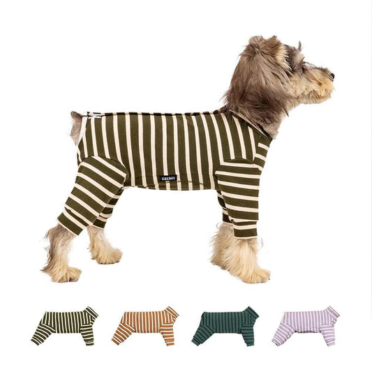 Striped loungewear for dogs - WizzPaw