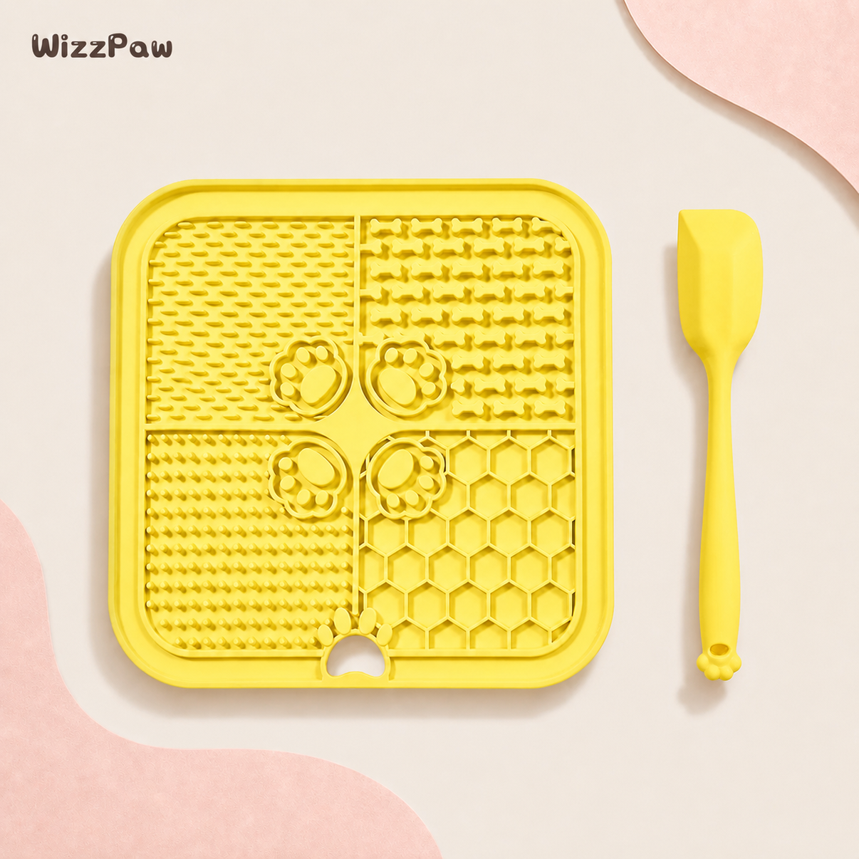 Calming Lick Mat - Yellow