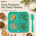 Load image into Gallery viewer, Calming Lick Mat C-Pattern - Four Textures
