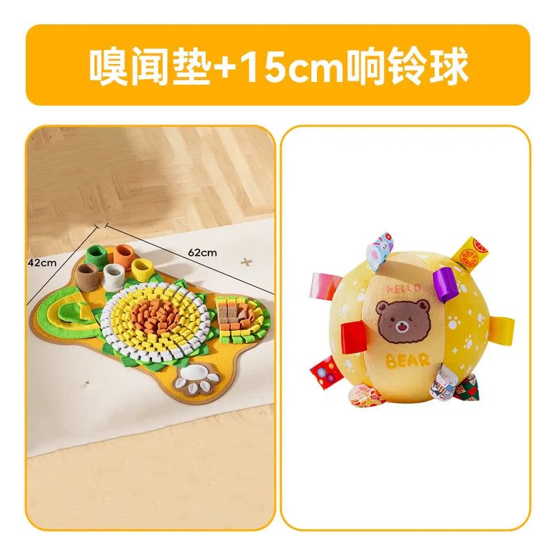 Snuffle mat with 15cm bell ball set original supplier image