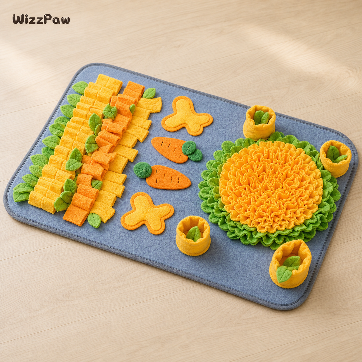 Snuffle Mat - Carrot Garden