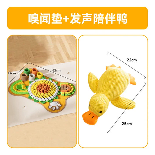 Snuffle mat with sound duck set original supplier image